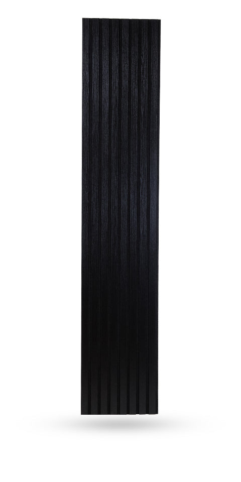 UltraFelt™ – 6 Panels / Box Lightweight Solid Acoustic Felt Wall Panels with Wood-Like Veneer Finish (Ultra Black)