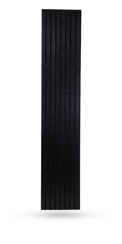 UltraFelt™ – 6 Panels / Box Lightweight Solid Acoustic Felt Wall Panels with Wood-Like Veneer Finish (Ultra Black)