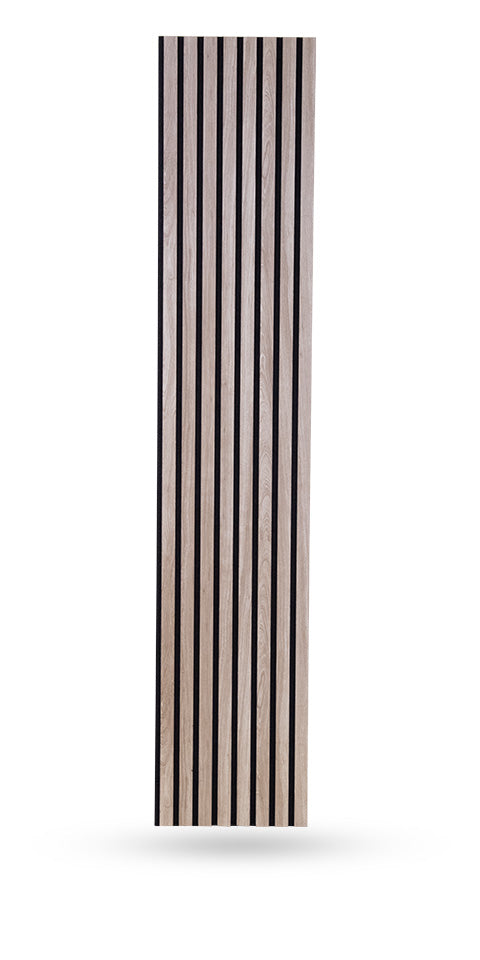 UltraFelt™ – 6 Panels / Box Lightweight Solid Acoustic Felt Wall Panels with Wood-Like Veneer Finish (Light Walnut))
