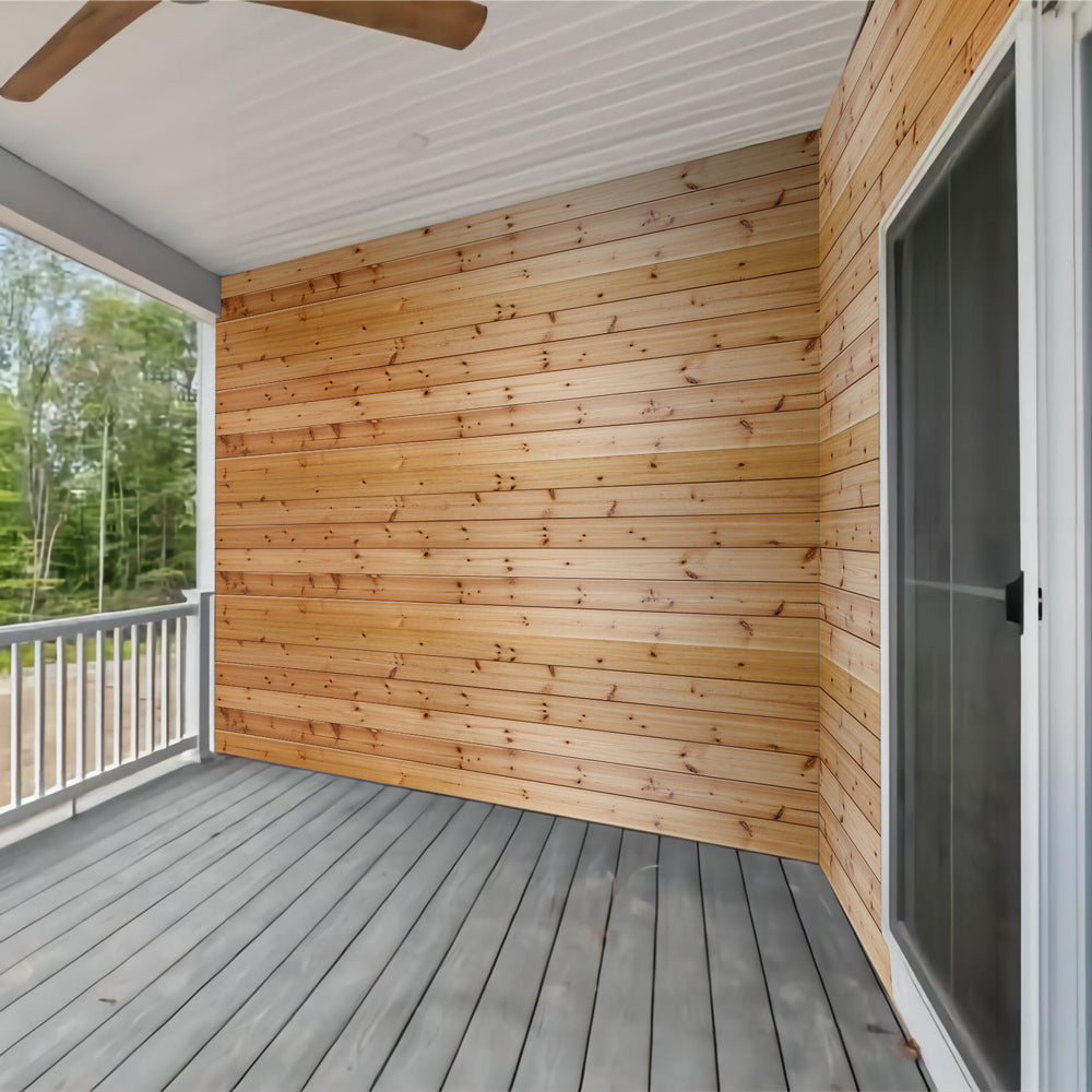 Unfinished Cedar Wood Shiplap Siding Boards for Interior, Exterior Walls