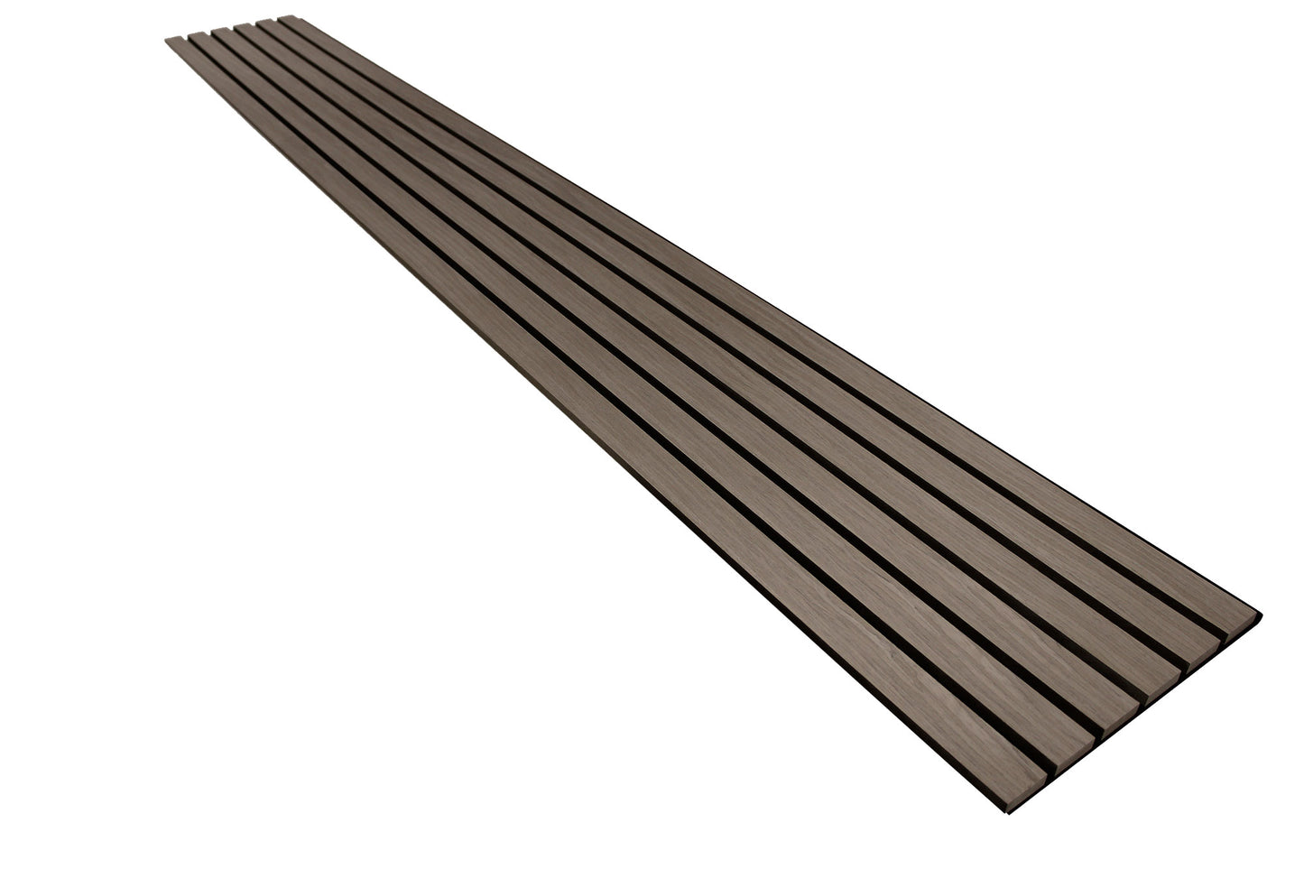 REAL Walnut Wood Veneer Acoustic Wide Slat Accent Wall Panels