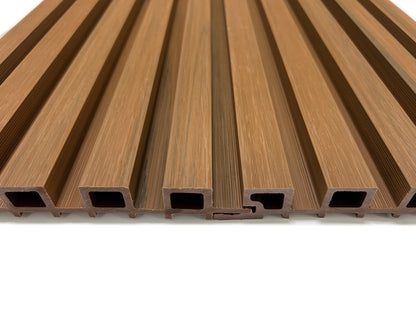 Teak Exterior Slat Siding Outdoor Wall Cladding Panels