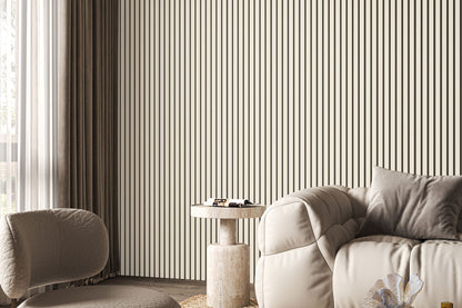 Luxury White Slat Wall panels